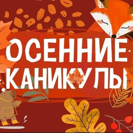 Осенние каникулы в самом разгаре!