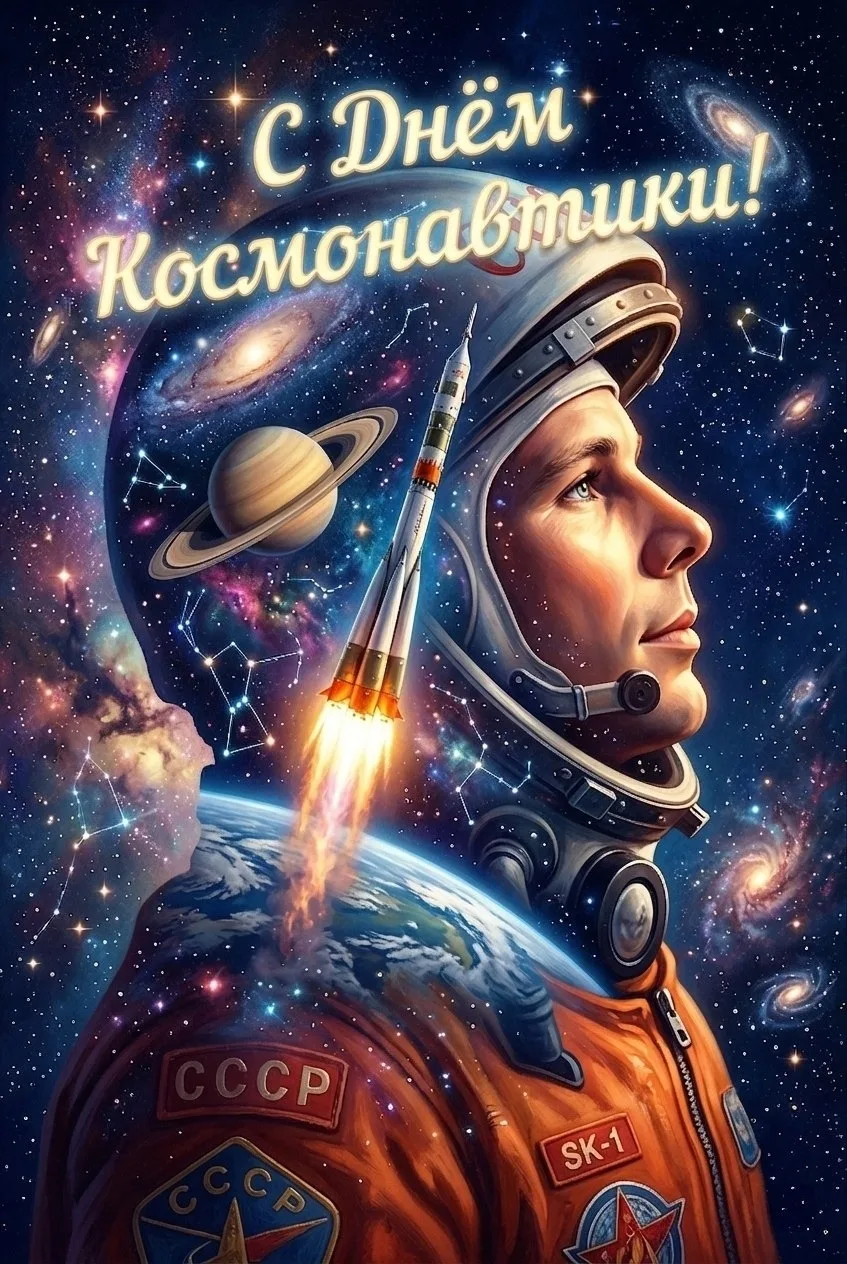 С Днём космонавтики!